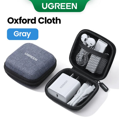 UGREEN Storage Case Bag for Airpods Charger Cable Bluetooth Headphones Funds Luxury Storage Case