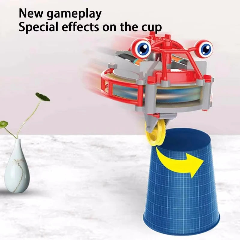 Novelty Magical Tumbler Unicycle Robot Electric Toy Tightrope Walker Balance Spin Car Assembling Interesting Gifts for Boys Girl