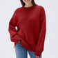 Women's Loose Casual Round Neck Long Sleeved Sweatshirt