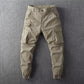 Retro-style Workwear Casual Wide-leg Jogger Pants