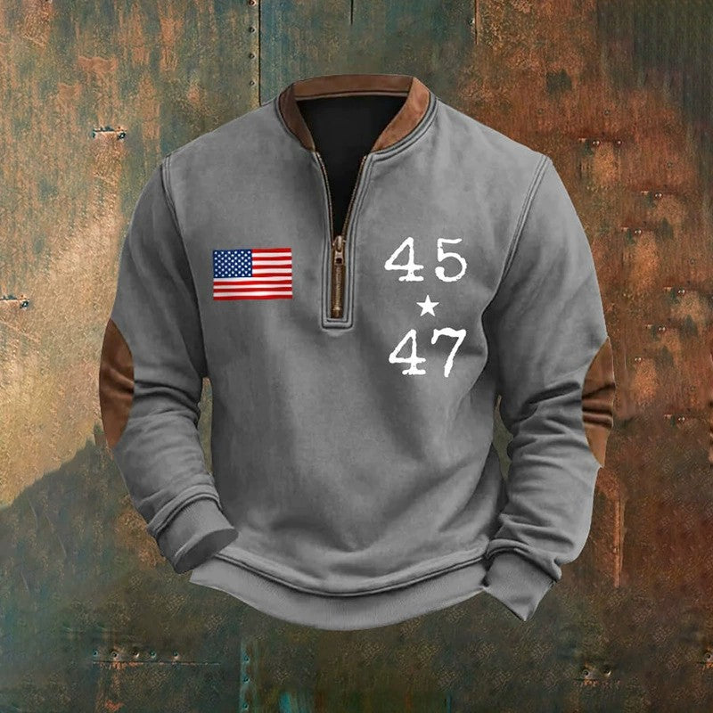 Mens 3D Digital Print Fashion Zip Up Hoodie For Spring And Autumn